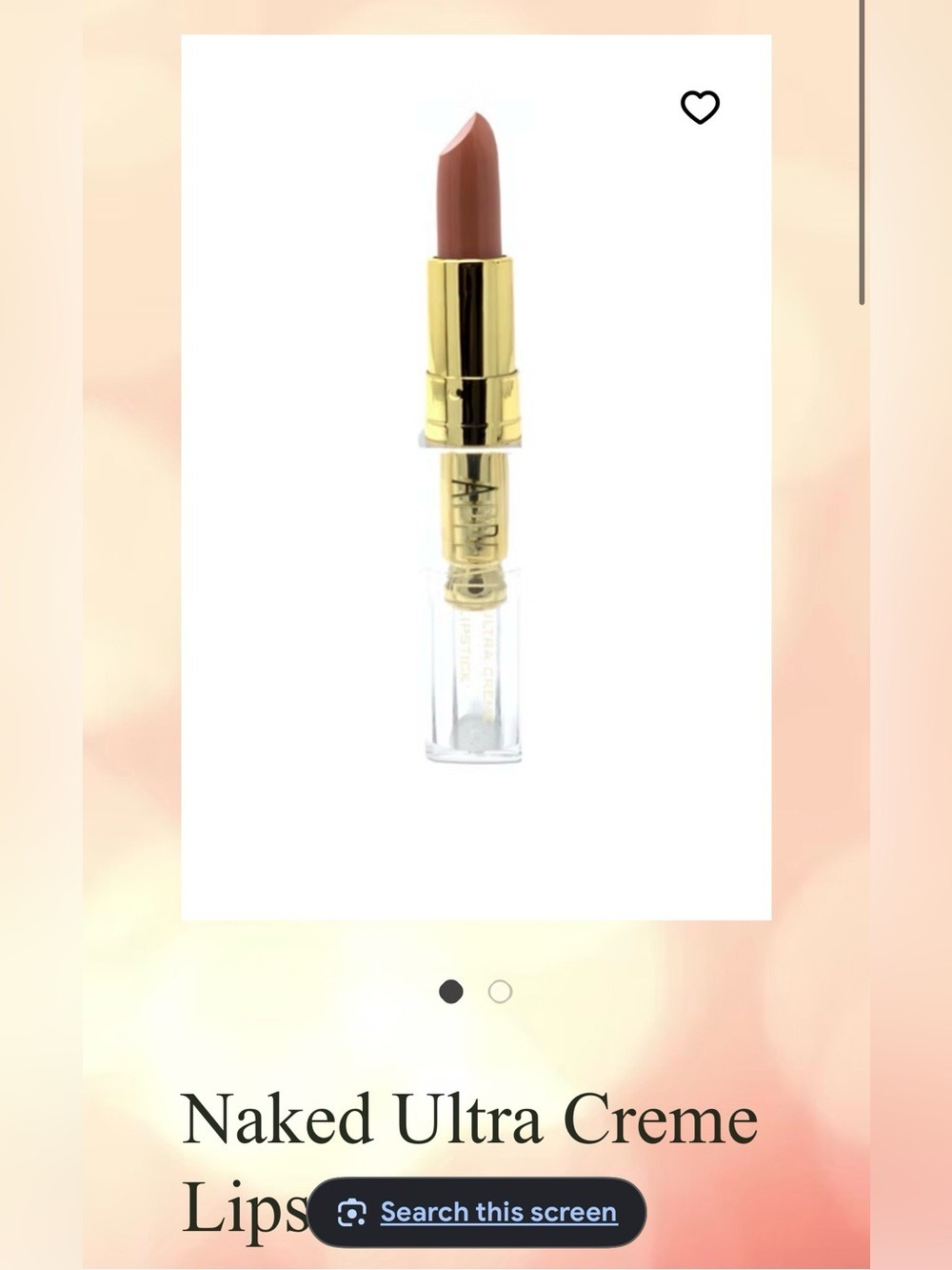 APPEAL Cosmetics Ultra Creme Lipstick NIB Naked Nude brown